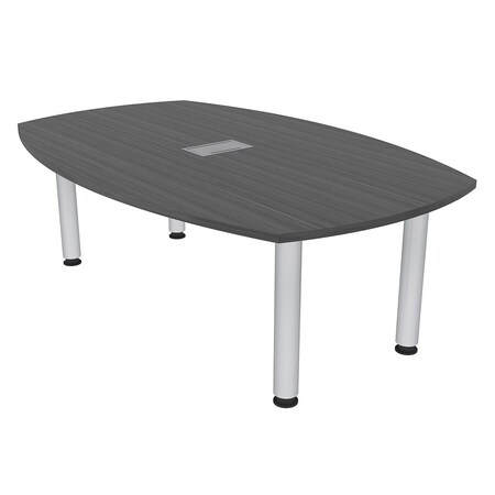 Skutchi Designs 45 in W, 72 in L, 29 in H, Engineered Wood Top, Grey H-ABOT-46X72-PT-AN-EL